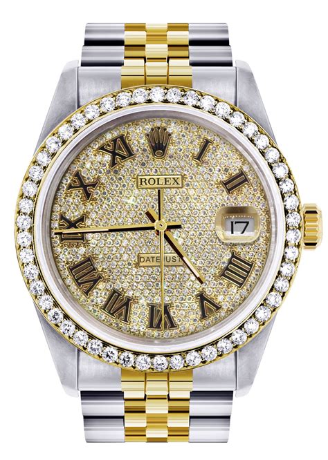 gold with diamonds rolex